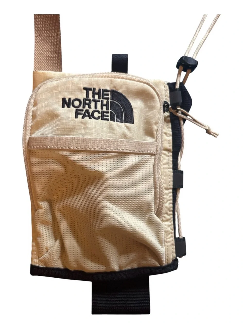 The North Face | Classic Cream & Black Mini Travel Bag Crossbody Hikers Outdoor